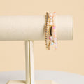 Multi Color Beaded Stretch Bracelet